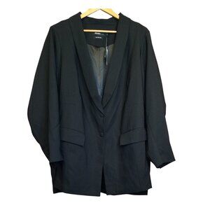 Studio By Torrid Womens Classic Black Blazer Plus Size 6X Career Dressy Capsule